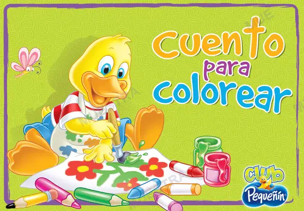 Cuento para Colorear, Club Pequeñín