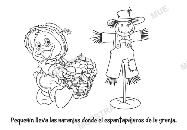 Muestra de Cuento para Colorear, Club Pequeñín