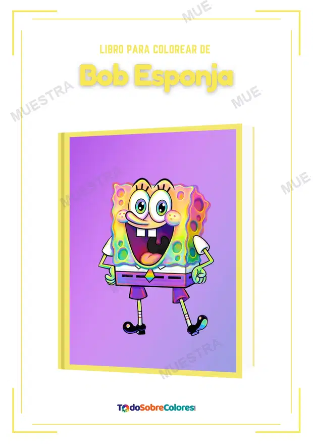 Libro para Colorear de Bob Esponja