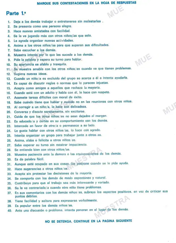 Muestra de CUADERNILLO