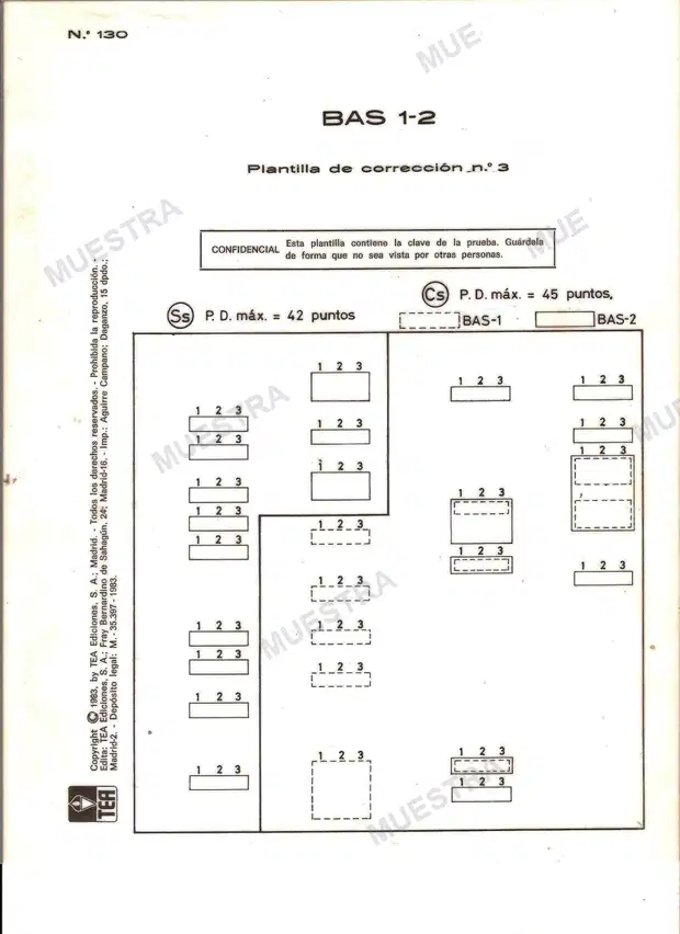Muestra de PLANTILLAS