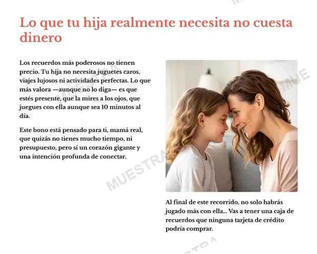 Muestra de Adiós al Aburrimiento - 52 Planes Mágicos y Económicos