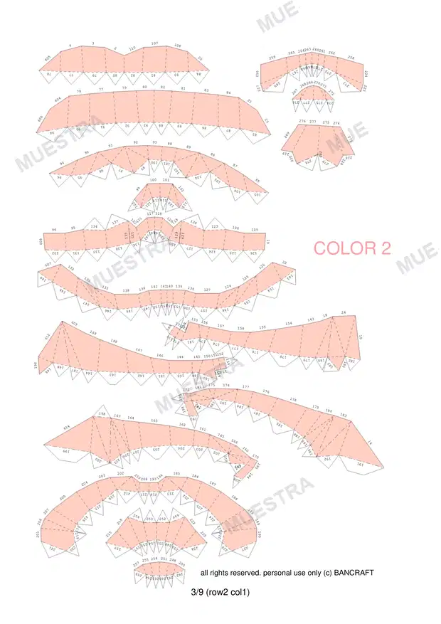 Muestra de Belle colour