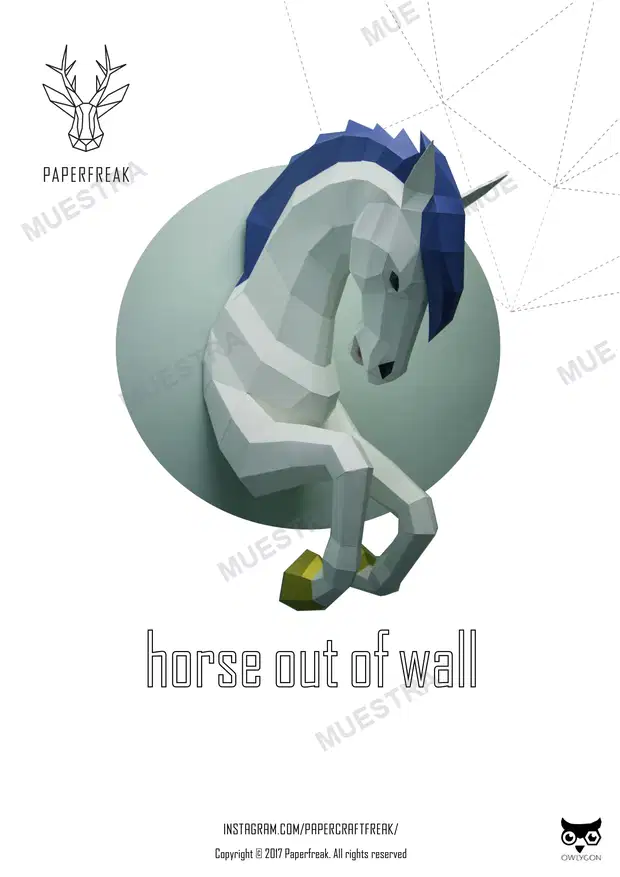 Caballo trofeo - PaperFreak