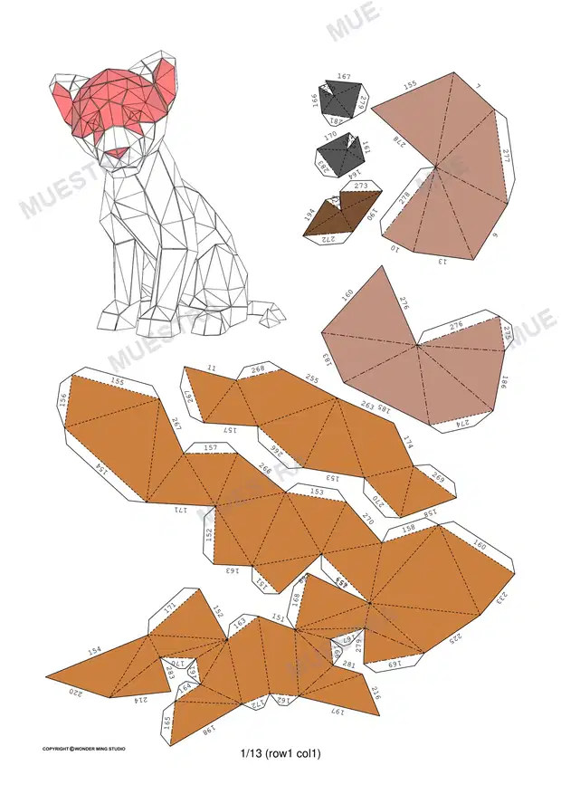 Copia de Leon bebe ref color