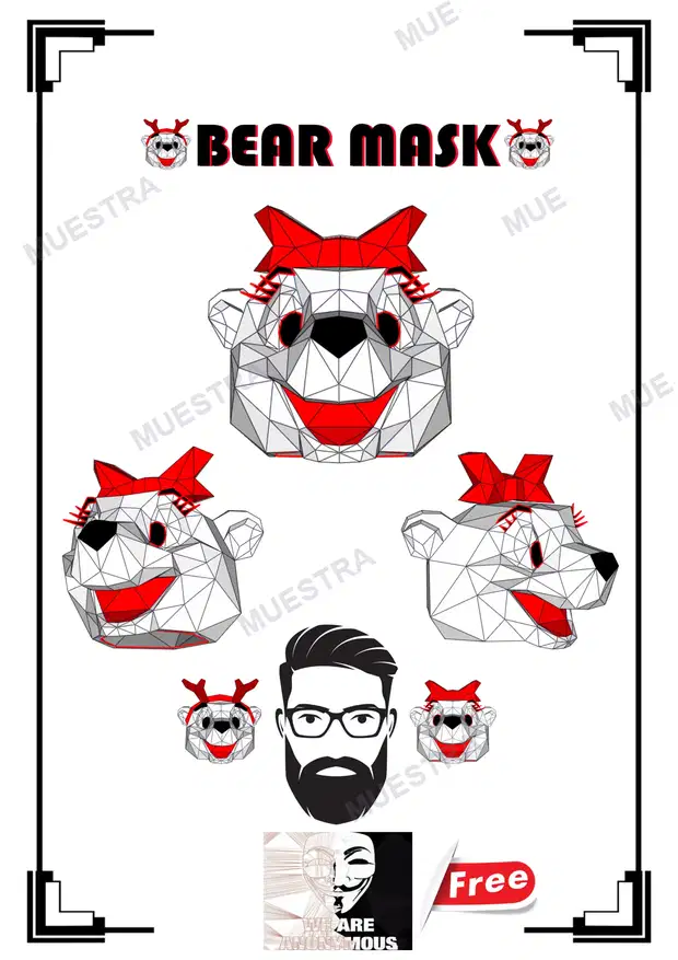 Female Bear Mask (1)