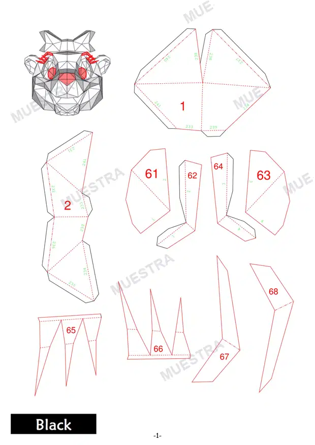 Muestra de Female Bear Mask (1)