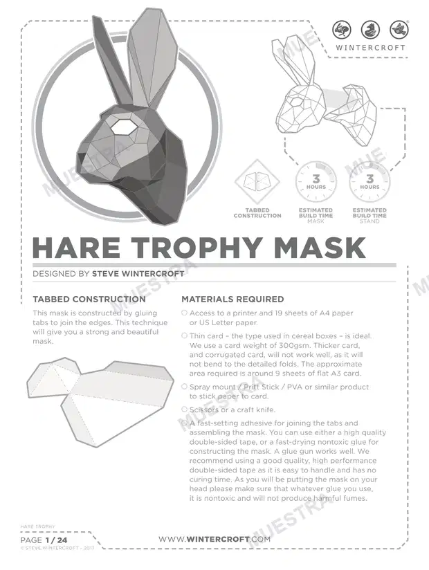 Hare Trophy - Trofeo (Wintercroft WC87)