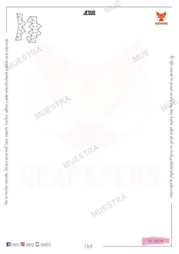 Muestra de Jesus - Plantillas