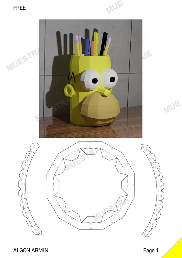 Lapicera Homero Simpson