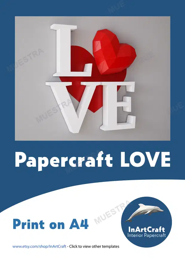 Love Letrero (Pared) - InArtCraft