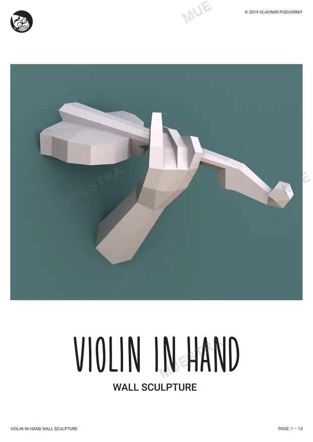 MANOS DE VIOLINISTA PARED