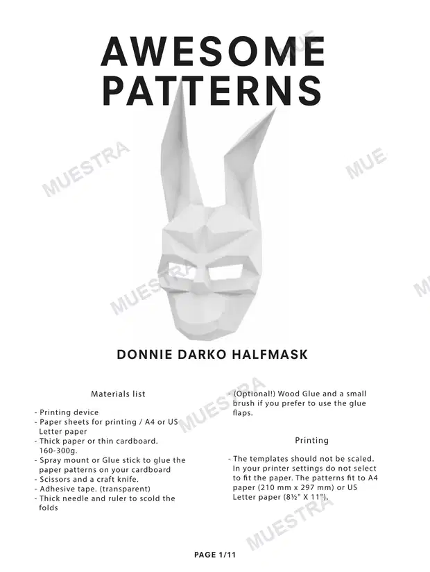 Mascara Donnie Darko