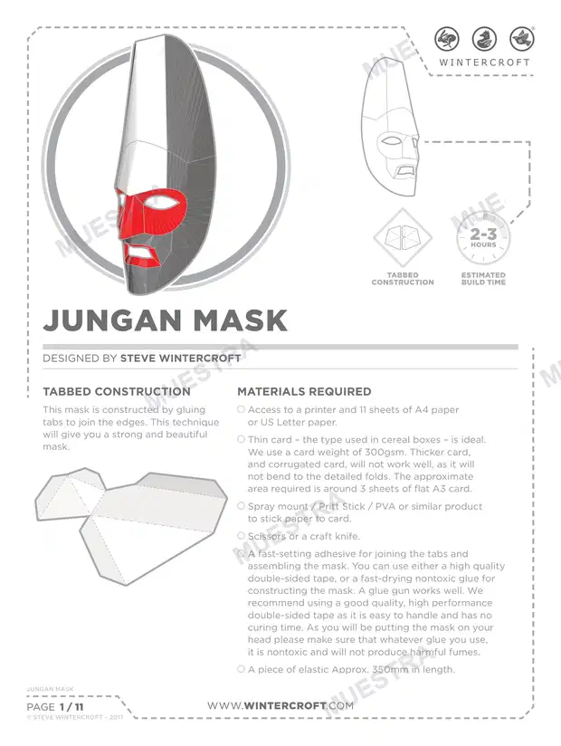 Máscara Jungan (Wintercroft WC99)