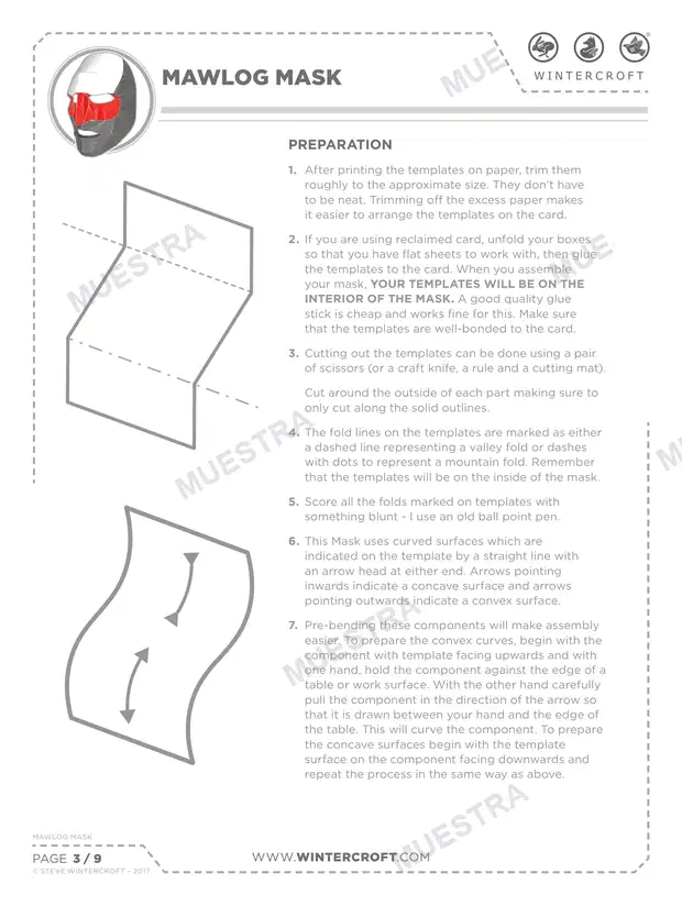 Muestra de Máscara Mawlog (Wintercroft WC100)