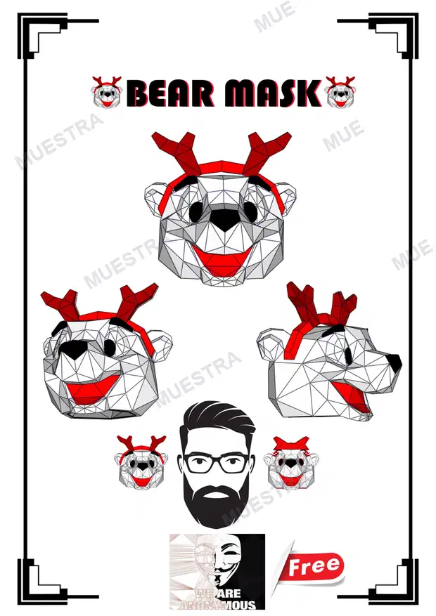 Masculine Bear Mask(1)