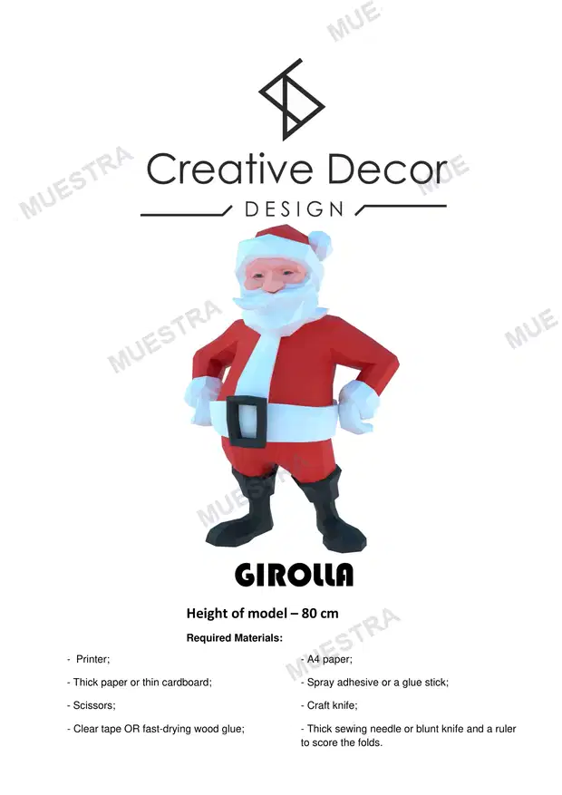 Santa Claus - Creative Decor