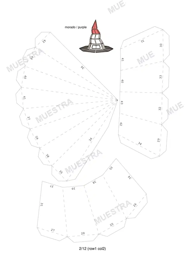 Muestra de sombrero