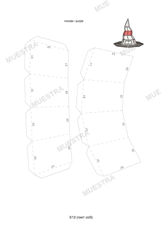 Muestra de sombrero