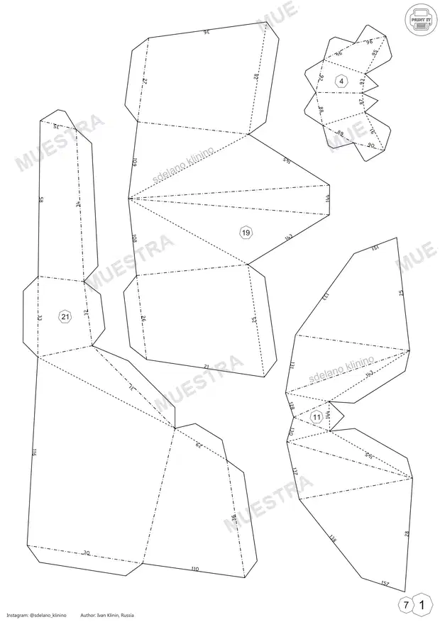 THEATRICAL_MASK_TRAGEDY_SKpapercraft_file