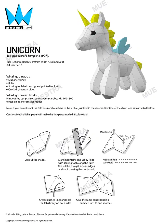 Unicornio - Wonder Ming instr