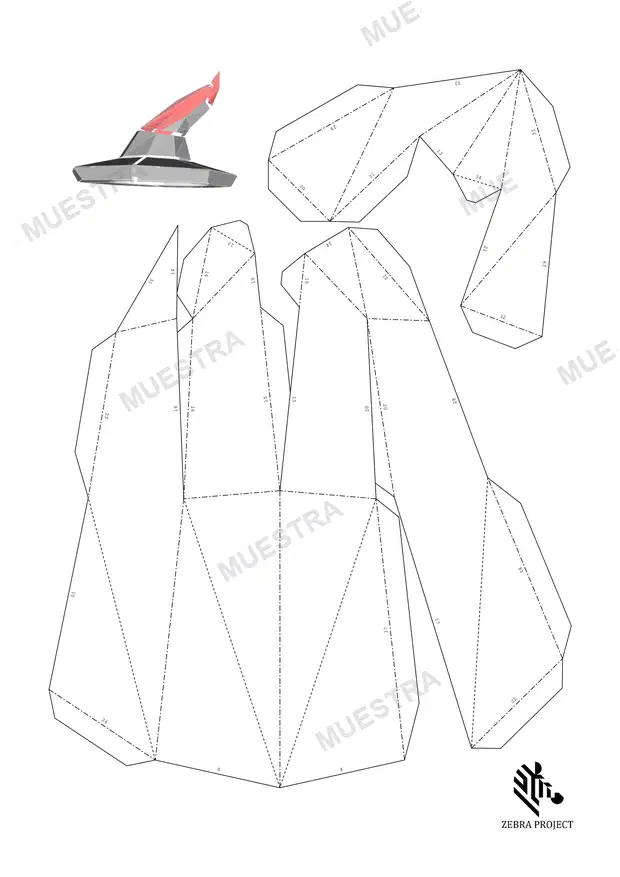 Muestra de WizardHat-D-17cm