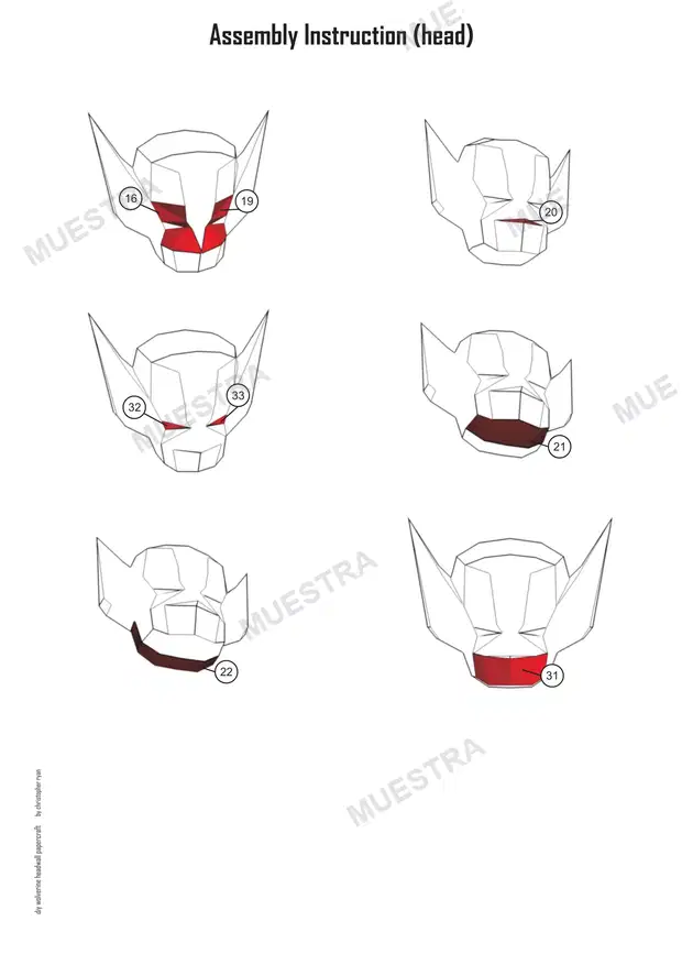 Muestra de Wolverine Instrucciones