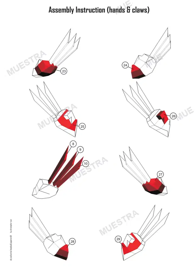 Muestra de Wolverine Instrucciones