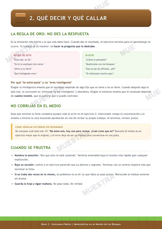 Muestra de Guía para Padres