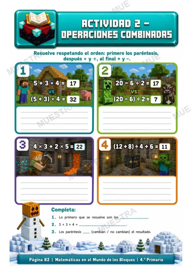 Muestra de Módulo 4 - Cuarto Grado