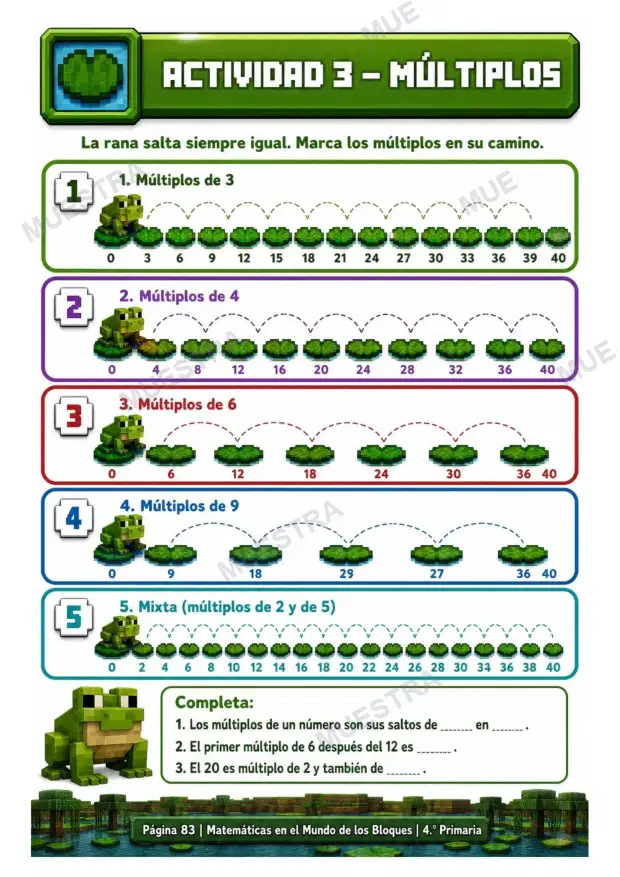 Muestra de Módulo 4 - Cuarto Grado
