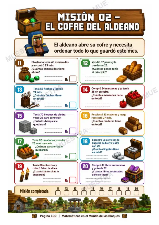 Muestra de Problemas Matemáticos